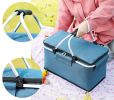 Outdoor Folding Picnic Bag Fruit Basket Thermal Storage Basket