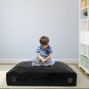 57 x 57 Inch Crash Pad Sensory Mat with Foam Blocks and Washable Velvet Cover