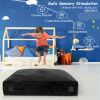 57 x 57 Inch Crash Pad Sensory Mat with Foam Blocks and Washable Velvet Cover